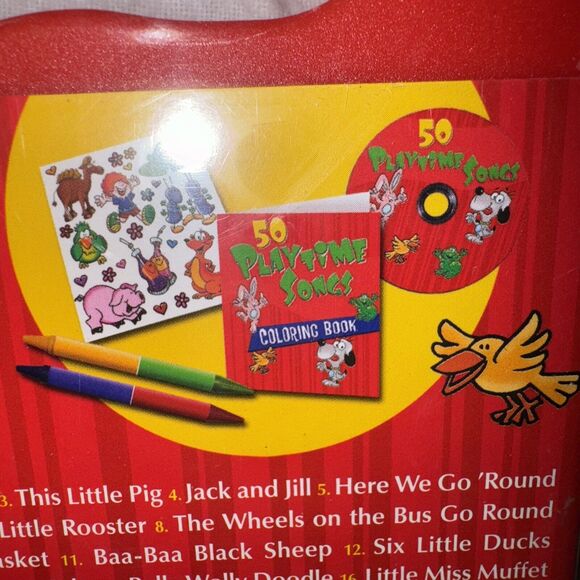 NEW - 50 Silly Songs by The Countdown Kids Activity kit (Stickers Crayo CD) Seal - Picture 8 of 8
